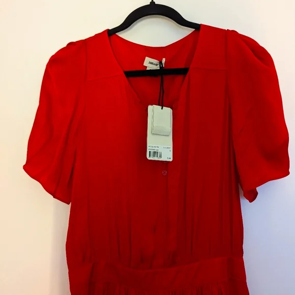Zadig and Voltaire Red Long Dress Summer size Small
